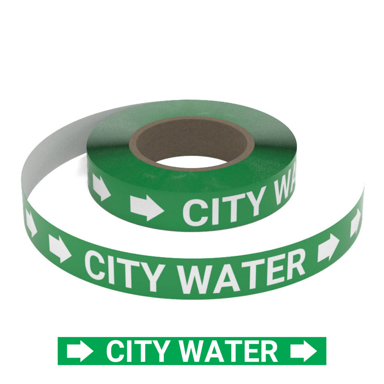 City Water - Smart Stripe Inline Pipe Marking Roll | Creative Safety Supply