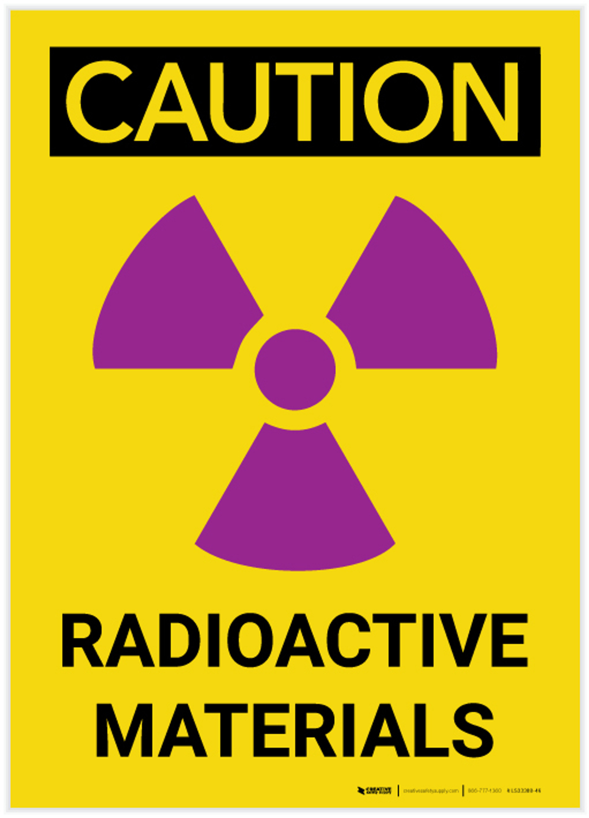 Radioactive Labels Creative Safety Supply