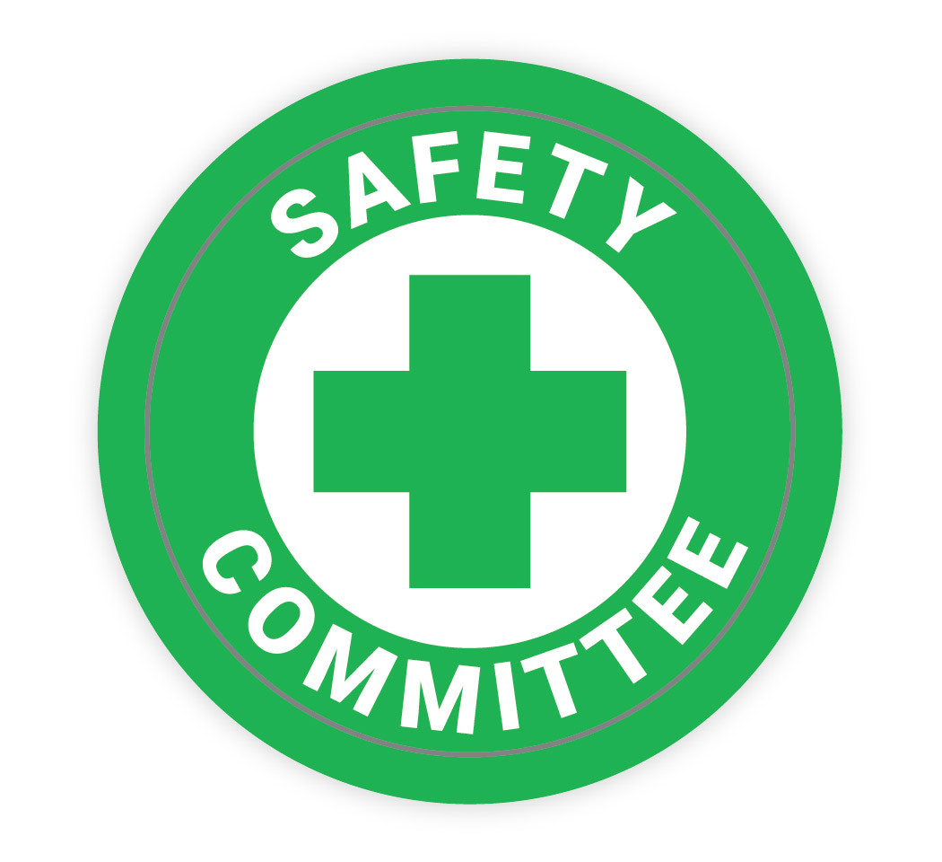 Safety Committee Green - Hard Hat Sticker