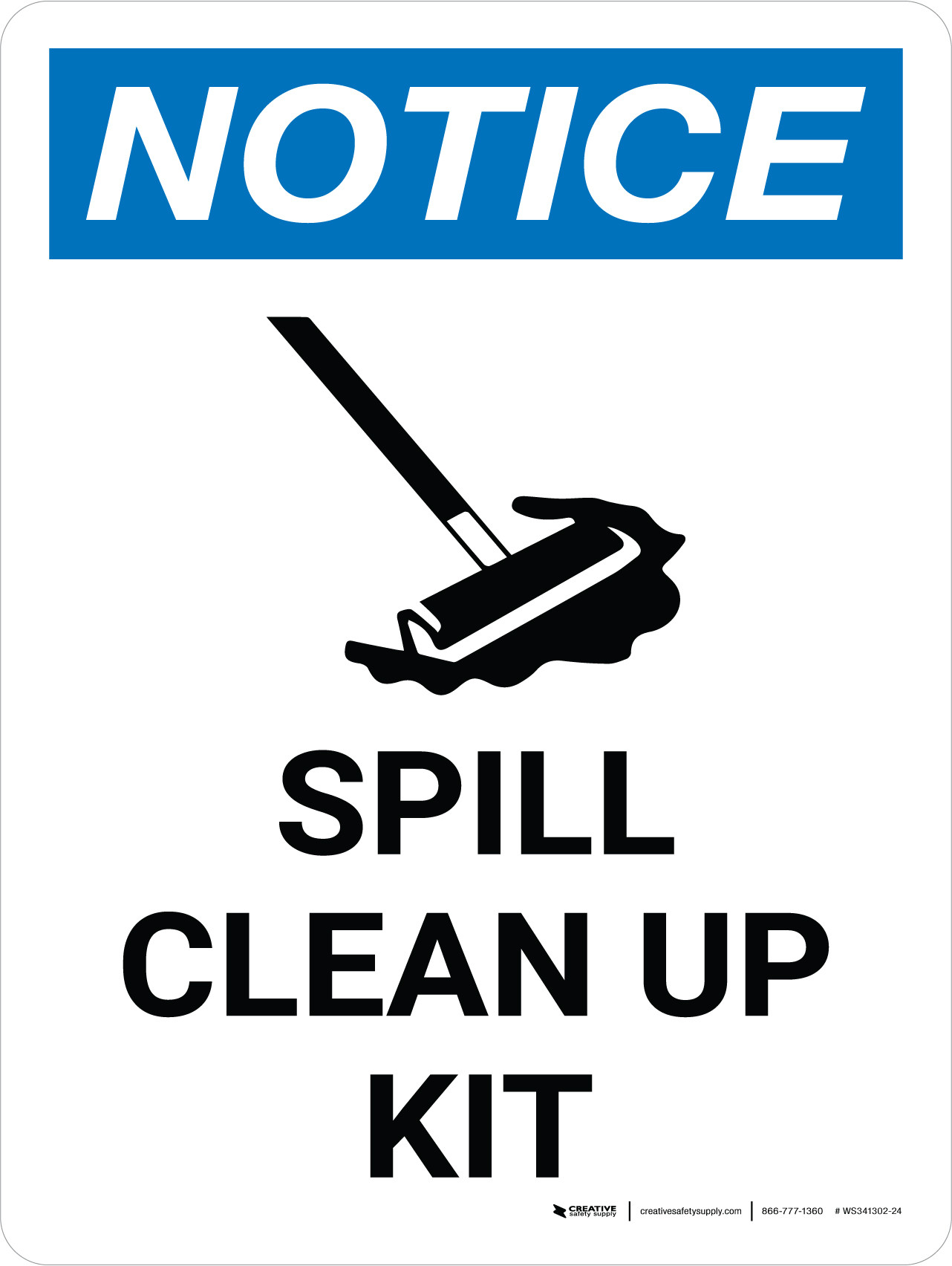 Spill Kit Signs Creative Safety Supply