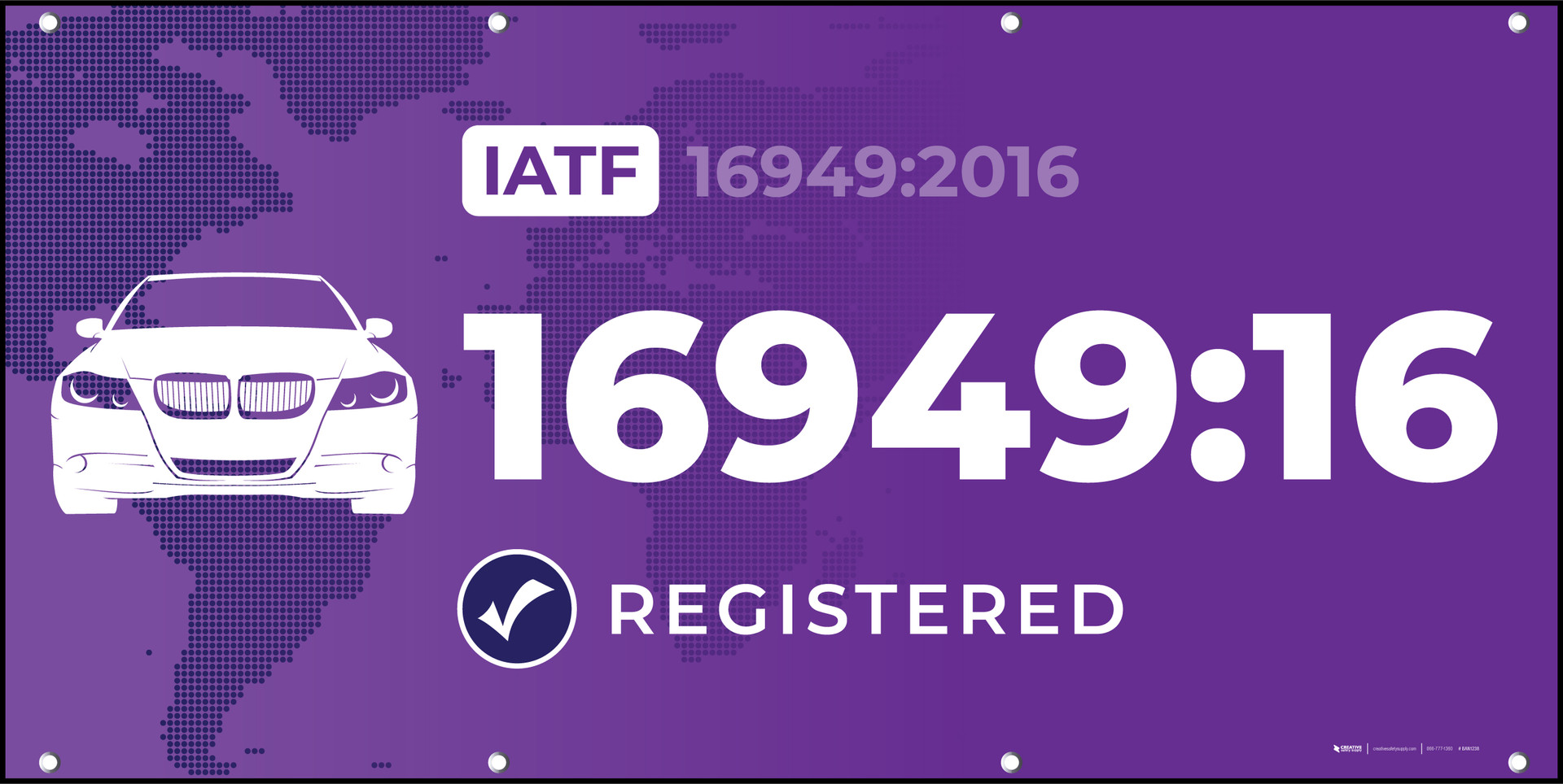 IATF ( International Automotive Task Force) 16949:2016 - Banner