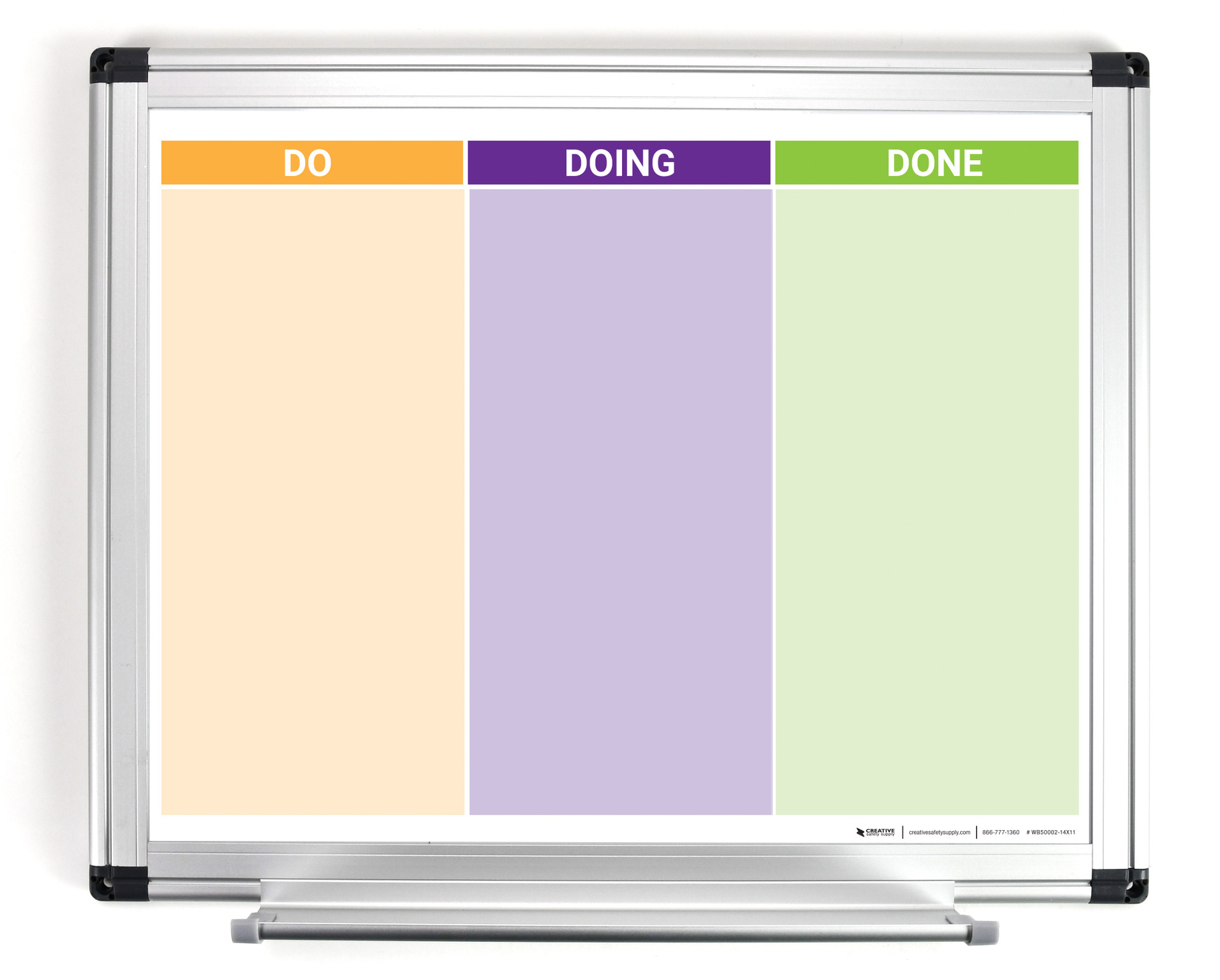 Do - Doing - Done - 14X11 Dry Erase Whiteboard