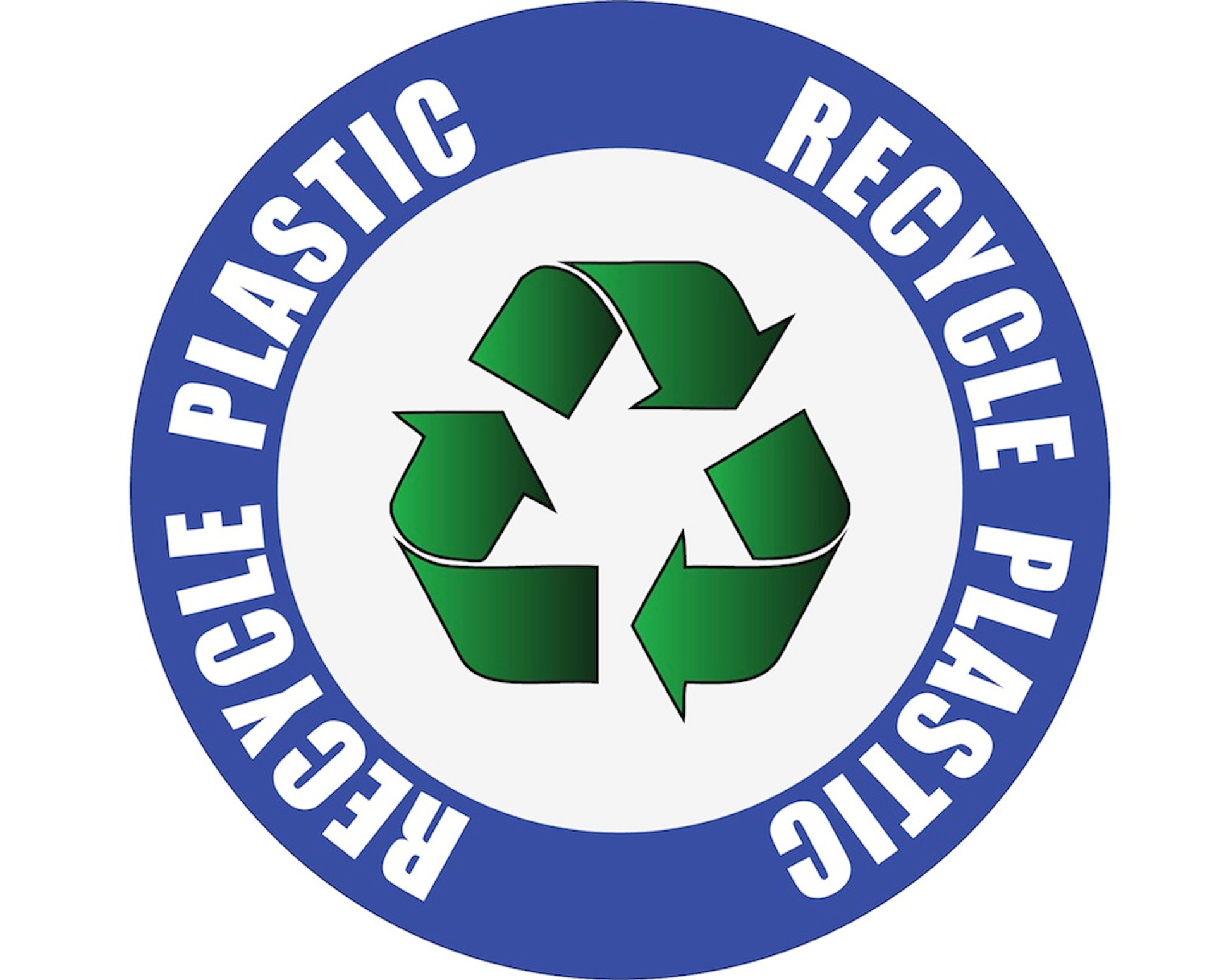 Recycle Plastic - Floor Sign