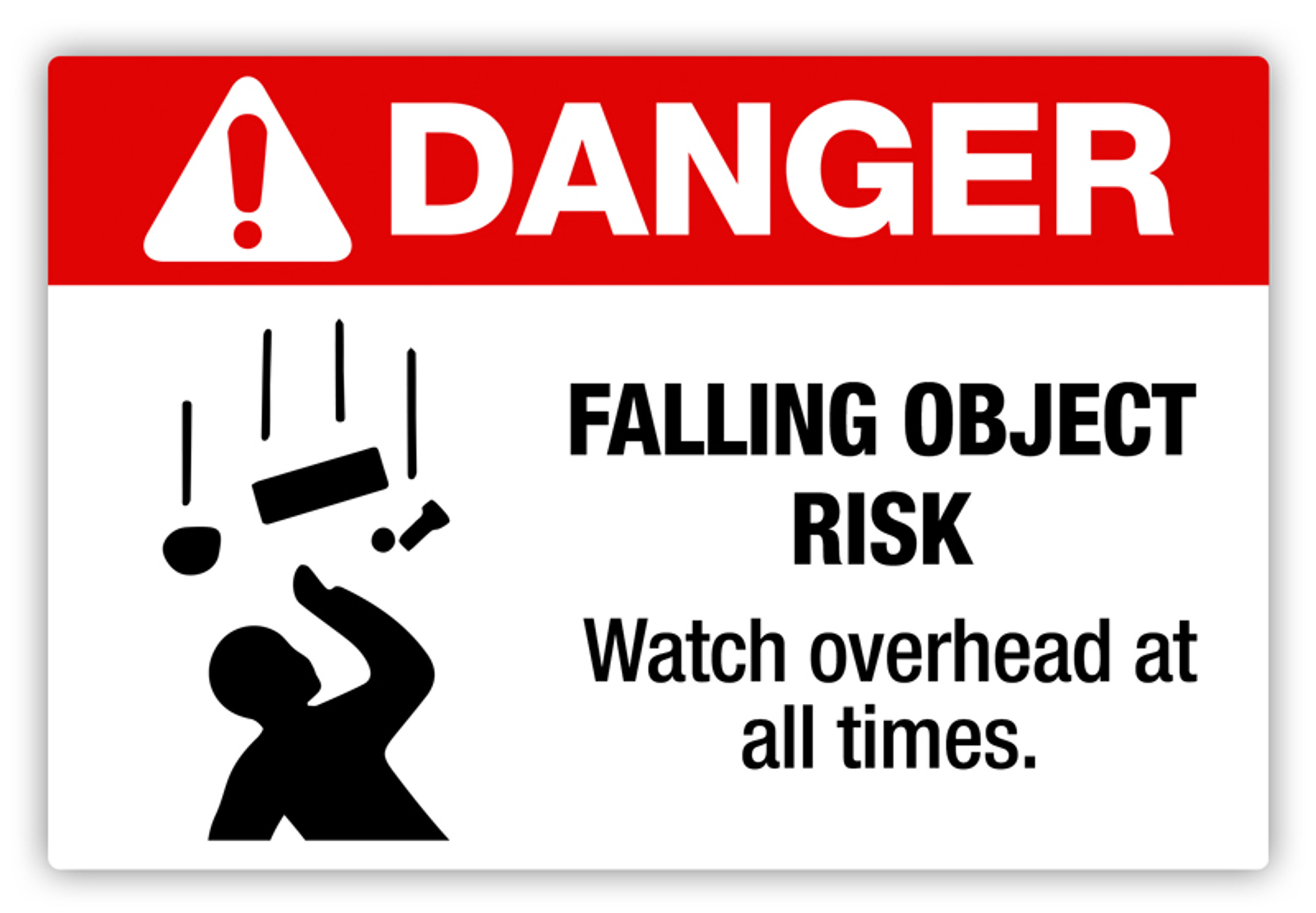 Falling For Danger Ch 20 Danger - Falling Object Risk Label