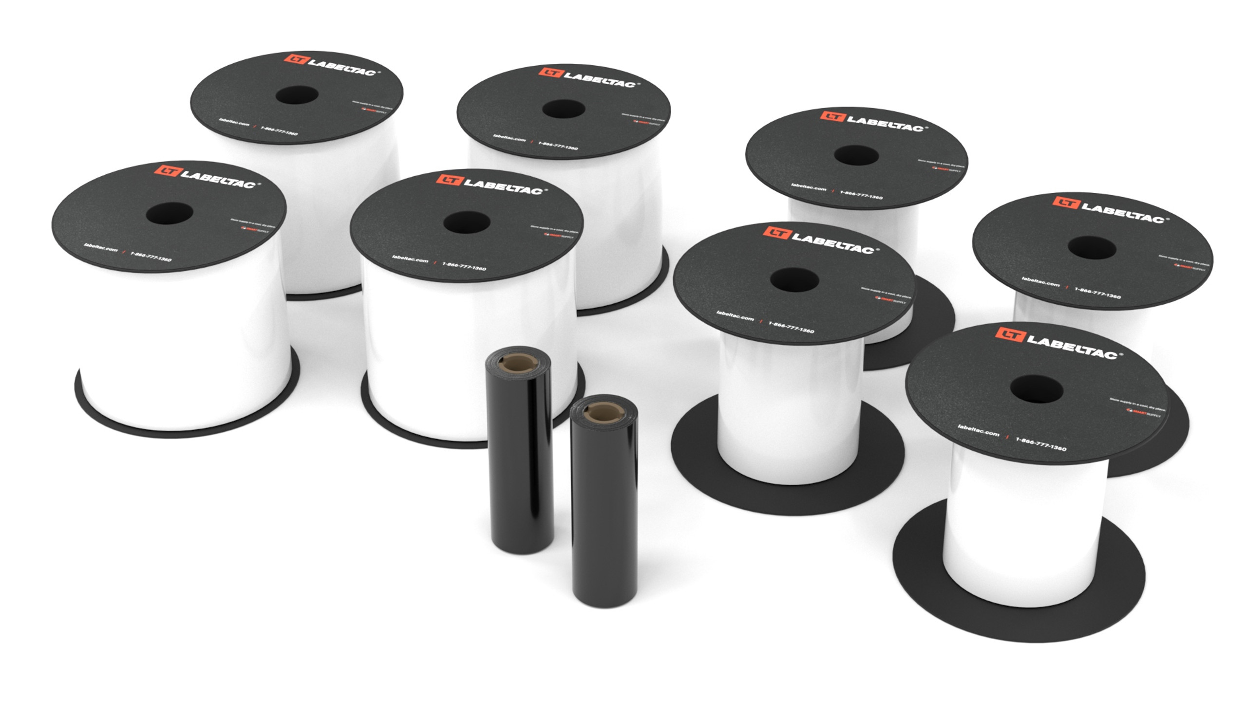 LabelTac® 4 Rack Label Supply Bundle, 4Inch