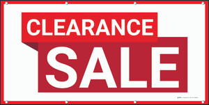 Clearance Sale Banner on Sale Sign Clearance Retail Sign, Clearance Banner  Advertising Shop Retail Banner, Sale Item Shop Banner 4 Sizes -  Canada