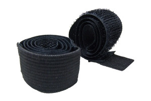 Black - Velcro® Brand One-Wrap® Straps