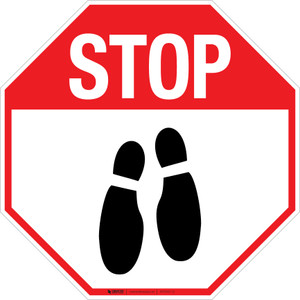 Footprint/ Shoe Print Warehouse Safety Stencil