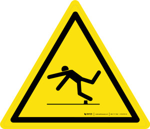 Biological Hazard Warning - ISO Floor Sign