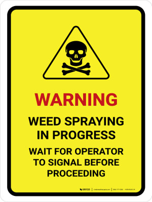Animal Pest Control in Progress Traps with Hazard Icon Landscape - Wall Sign WS49462