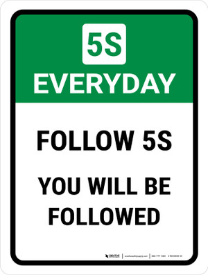 5s Color Code Wall Chart