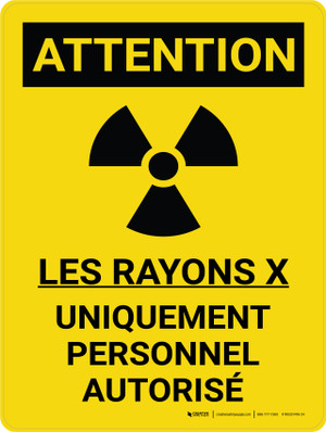 Attention Rayon X - STF 3306S - Direct Signalétique