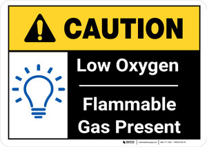 vsafety 6 a045ax-r Oxygène Panneau Avertissement Substance chimique et