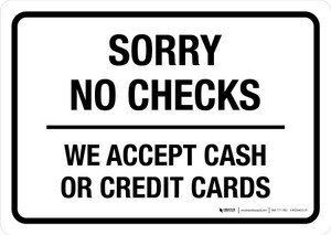 we accept credit card signs