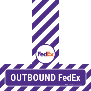 FedEx 店舗サイン FedEx 店舗サイン