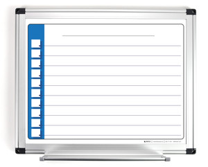 Blank Bar Graph - 14x11 Dry Erase Whiteboard