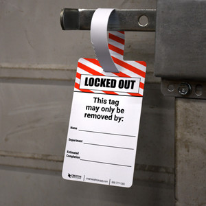 Red Tag - Self-Locking Hang Tag | Creative Safety Supply