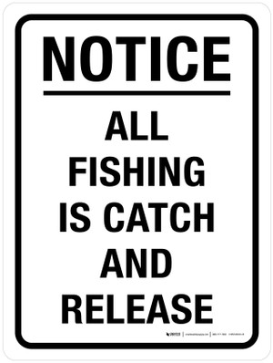 No Fishing Allowed with Icon Portrait - Wall Sign