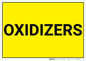 Oxidizers Landscape - Wall Sign