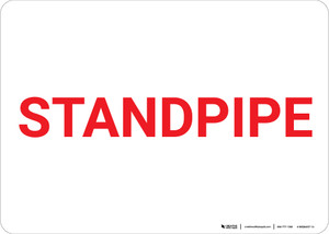 Standpipe Landscape - Wall Sign