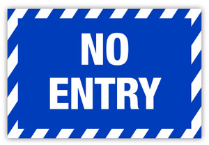 No Entry Label No Entry Label