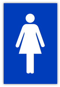 Women's Restroom Label Women's Restroom Label