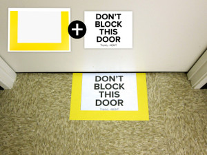 Industrial Clear Floor Frame - Edge