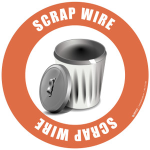 Scrap Wire floor sign Scrap Wire floor sign