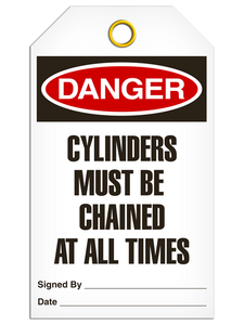 Danger Cyclinder Chn Tags