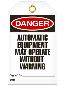 Danger Auto Equip Tags