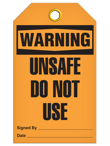 Warning Unsafe Use Tags