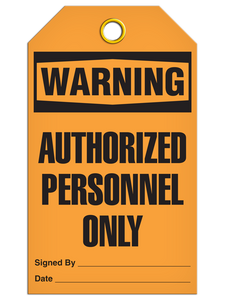 Warning Auth Person Tags