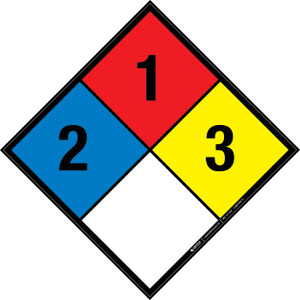 NFPA Diamond 704: 2-1-3 - Wall Sign