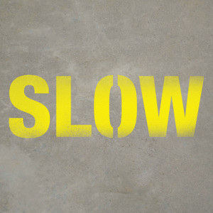 Slow Text - Stencil