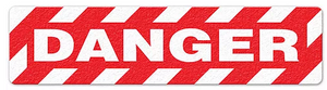 Danger (6"x24") Anti-Slip Floor Tape - 5 Pack