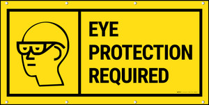 Eye Protection Required Banner