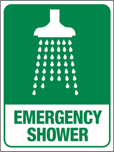 Emergency Show Wall Sign Emergency Show Wall Sign