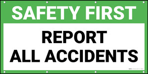 Safety First Report All Accidents Banner