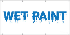 Wet Paint Banner