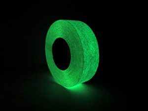 Glow in the dark tape for factory, theater stage, school, or office buildings