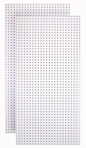 White Tempered Pegboards - (2)24x48x1/4 White Tempered Pegboards - (2)24x48x1/4