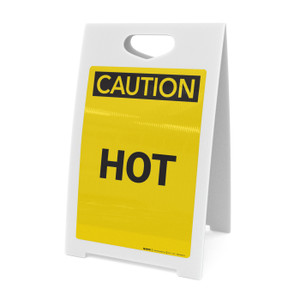 Caution: Hot - A-Frame Sign