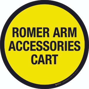Romer Arm Accessories Cart Floor Sign