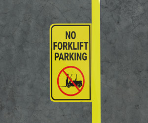 No Forklift Parking - Floor Marking Sign No Forklift Parking - Floor Marking Sign