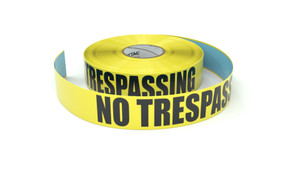 No Trespassing - Inline Printed Floor Marking Tape