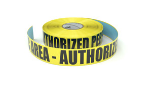 Robotic Area - Authorized Personnel Only - Inline Printed Floor Marking Tape