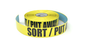 Sort / Put Away - Inline Printed Floor Marking Tape