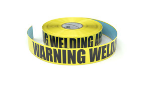 Warning Welding Area - Inline Printed Floor Marking Tape