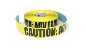 Caution: AGV Lane - Inline Printed Floor Marking Tape