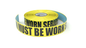 Ear Protection Must Be Worn Serious Hearing Damage - Inline Printed Floor Marking Tape